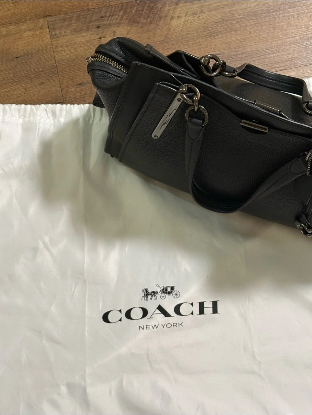 Coach polished pebble